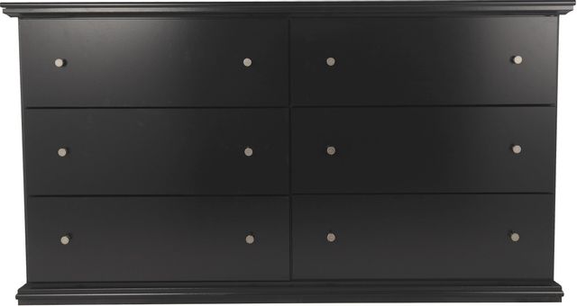 Signature Design by Ashley® Maribel 2-Piece Black Full Panel Headboard Set 7