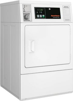Speed Queen® Commercial Quantum® 7.0 Cu. Ft. White Front Load Gas Dryer