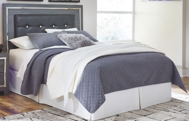 Tête de lit à panneaux Lodonna en tissu gris Signature Design by Ashley® 1