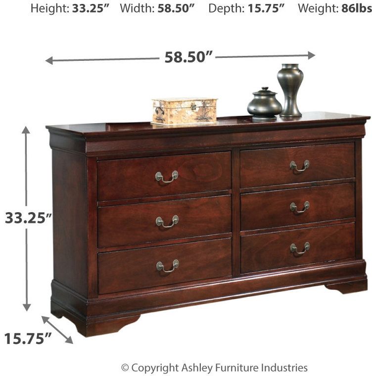 Signature Design By Ashley® Alisdair Dark Brown Dresser | Pruitt's Fine ...