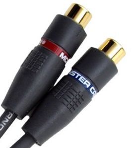 Monster® Male/Two Female Standard Interlink Junior Audio Y-Adapter Cable 1