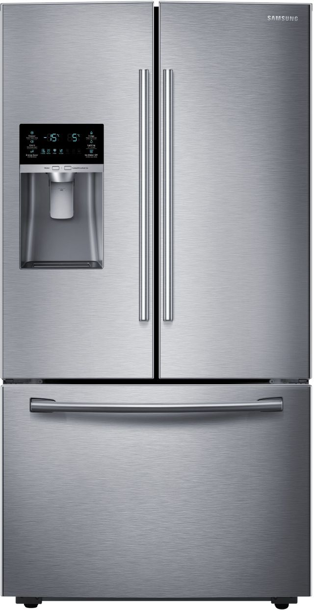 Samsung 23.0 Cu. Ft. Counter Depth French Door Refrigerator-Stainless Steel 0