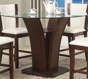 Crown Mark Camelia Espresso Counter Height Table