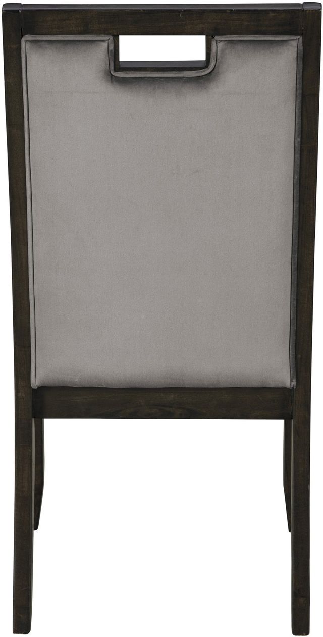 Signature Design by Ashley® Hyndell Gray/Dark Brown Upholstered Side Chair 1