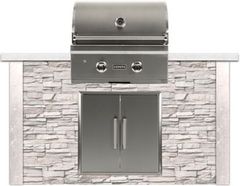 Coyote Outdoor Living 5' Modern White Grill Island-RTAC-G5-SW