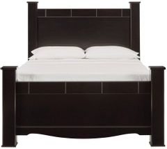 Signature Design by Ashley® Mirlotown Almost Black Queen Poster Bed