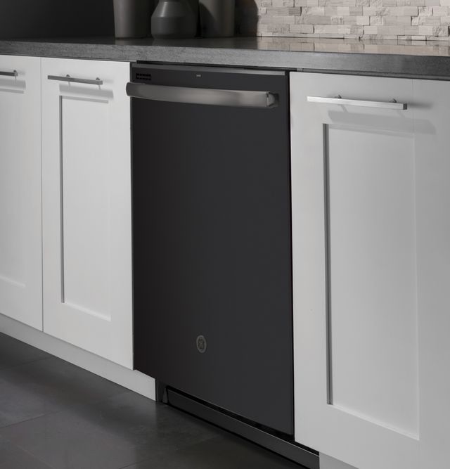 GE® 24" Black Slate Built In Dishwasher 10