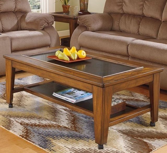 Signature Design by Ashley® Ristler Rustic Brown Coffee Table 0
