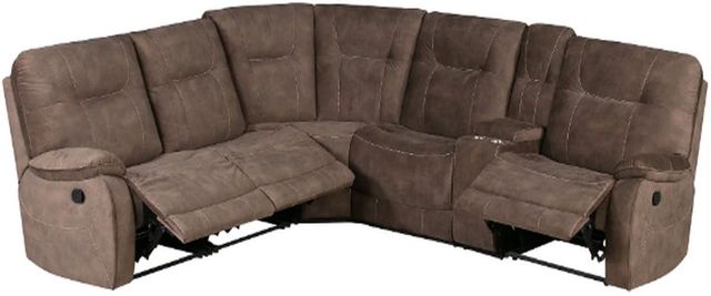 Parker House® Copper Shadow Brown 6-Piece Reclining Sectional Sofa Set 2
