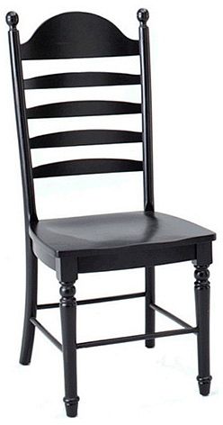 Tennessee Enterprises Inc. Black Side Chair