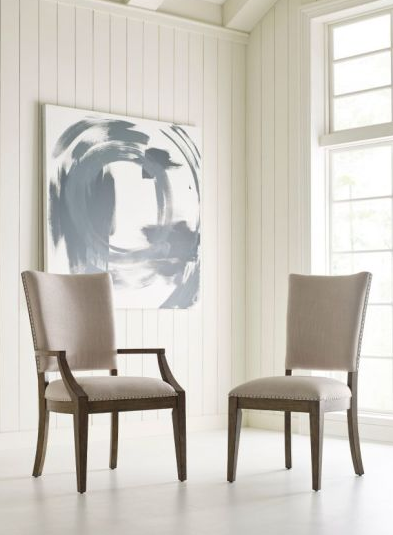 Kincaid® Plank Road Stone Howell Arm Dining Chair-2