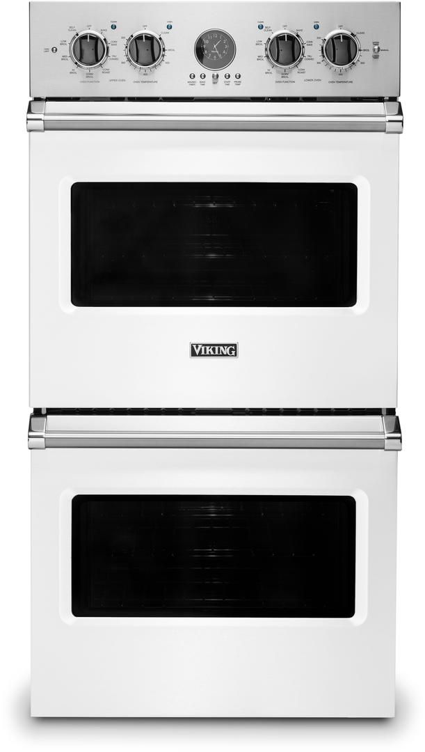 Viking® Professional 5 Series 27" White Electric Built In Double Oven-0