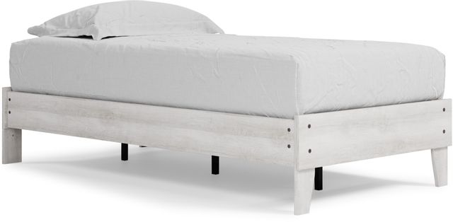 Signature Design by Ashley® Shawburn Whitewash Full Platform Bed 4
