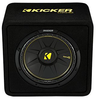 Kicker® 12" 4-Ohm CompC Subwoofer Enclosure