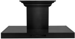 ZLINE 24" Black Stainless Steel Wall Mounted Range Hood with CrownSound® Bluetooth Speakers