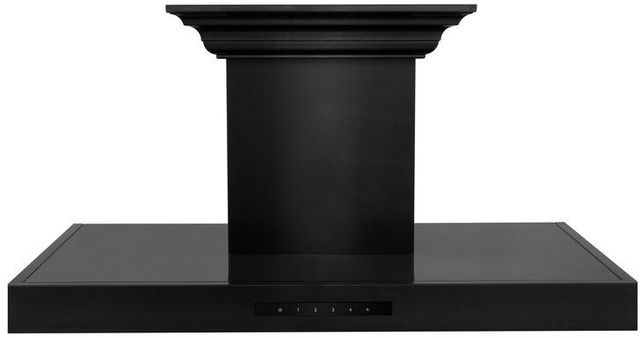 ZLINE 30" Black Stainless Steel Wall Mounted Range Hood with CrownSound® Bluetooth Speakers