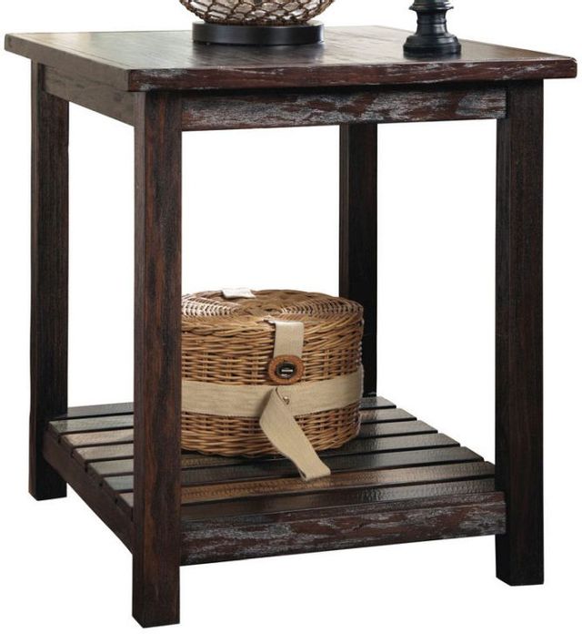 Signature Design by Ashley® Mestler Rustic Brown End Table