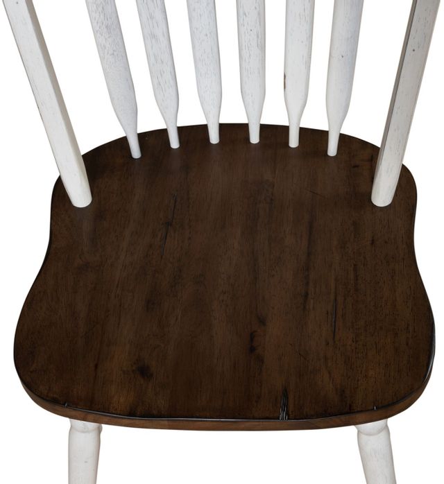 Liberty Furniture Carolina Crossing White Windsor Side Chair 1