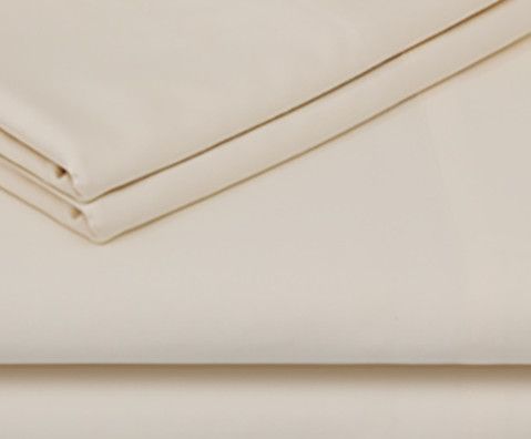 Malouf® Woven™ Rayon From Bamboo Ivory Split Head Queen Bed Sheet