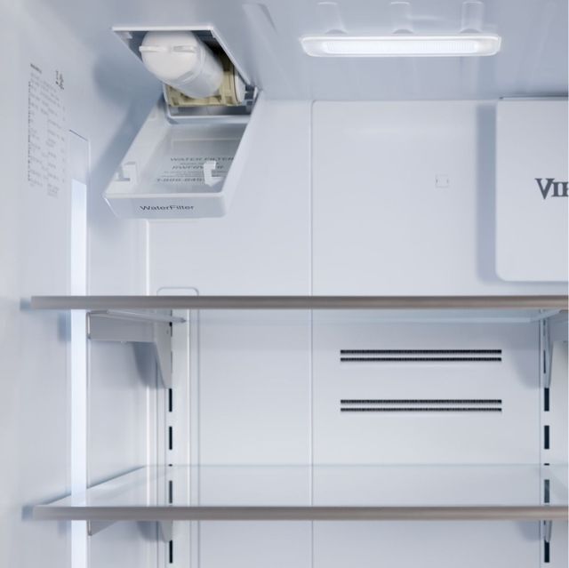 Viking® 3 Series 19.8 Cu. Ft. Stainless Steel Counter Depth Freestanding French Door Refrigerator 9