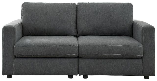Signature Design by Ashley® Candela Charcoal 2-Piece Sectional-0