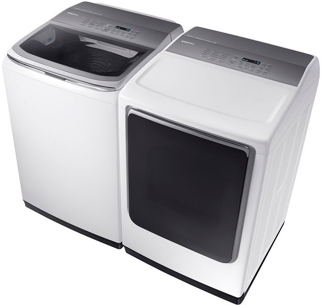 Samsung 7.4 Cu. Ft. White Front Load Gas Dryer 14