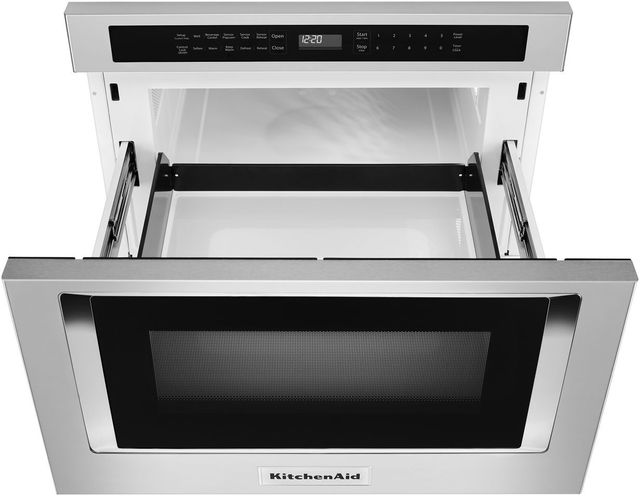 KitchenAid® 1.2 Cu. Ft. Stainless Steel Under Counter Microwave Drawer 1