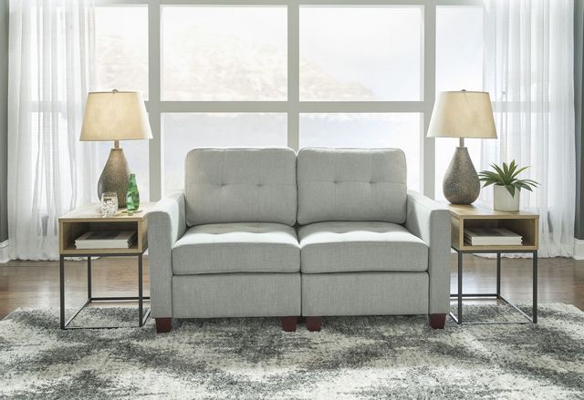 Signature Design by Ashley® Edlie 2-Piece Pewter Sectional 4