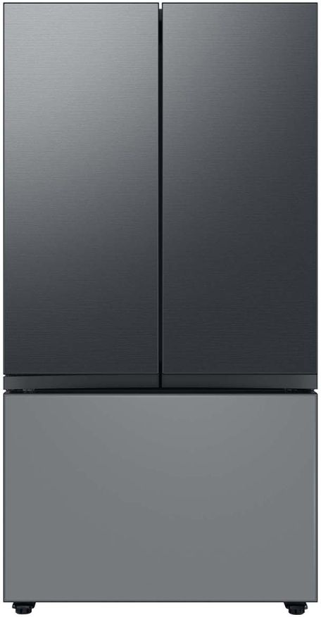 Samsung Bespoke 18" Matte Black Steel French Door Refrigerator Top Panel 3