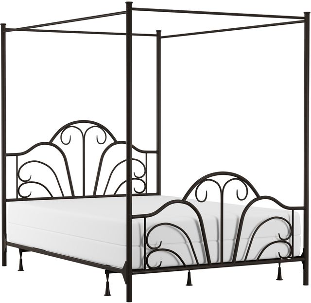 Hillsdale Furniture Dover Black Queen Canopy Bed