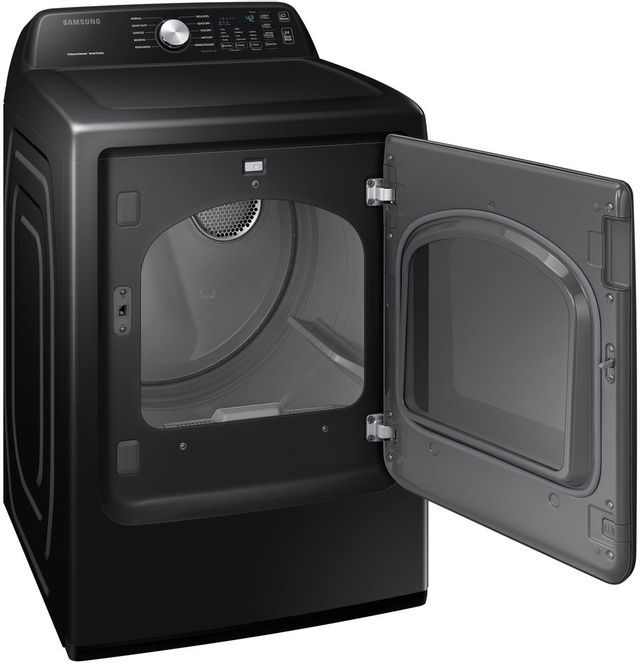 Samsung 3400 Series 7.4 Cu. Ft. Black Stainless Steel Front Load Gas Dryer 4