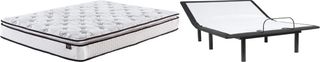 Sierra Sleep® By Ashley® Bonnell 2-Piece White 10 Inch Pillow Top Queen Mattress Set
