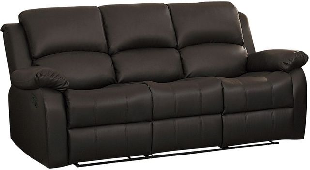 Homelegance® Clarkdale Dark Brown Double Reclining Sofa