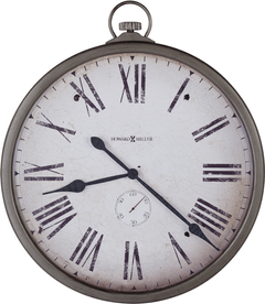 Howard Miller® Gallery Pocket Watch 30" Antique Nickel Wall Clock