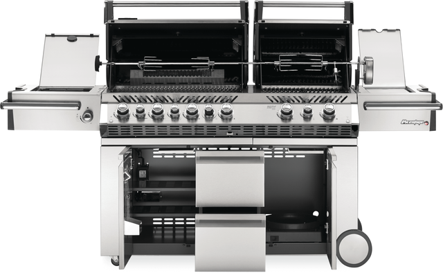 Napoleon Prestige PRO™ Series 95" Stainless Steel Freestanding Natural Gas Grill 1