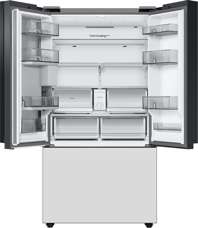 Samsung Bespoke 24.0 Cu. Ft. Pre-Built Stainless Steel Panel Counter Depth French Door Refrigerator  13