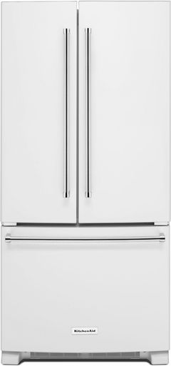 KitchenAid® 22.11 Cu. Ft. White French Door Refrigerator