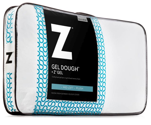 Malouf® Z® Gel Dough® + Z™ Gel High Loft Queen Pillow 4