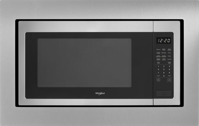 Whirlpool® 2.2 Cu. Ft. Black On Stainless Countertop Microwave 6