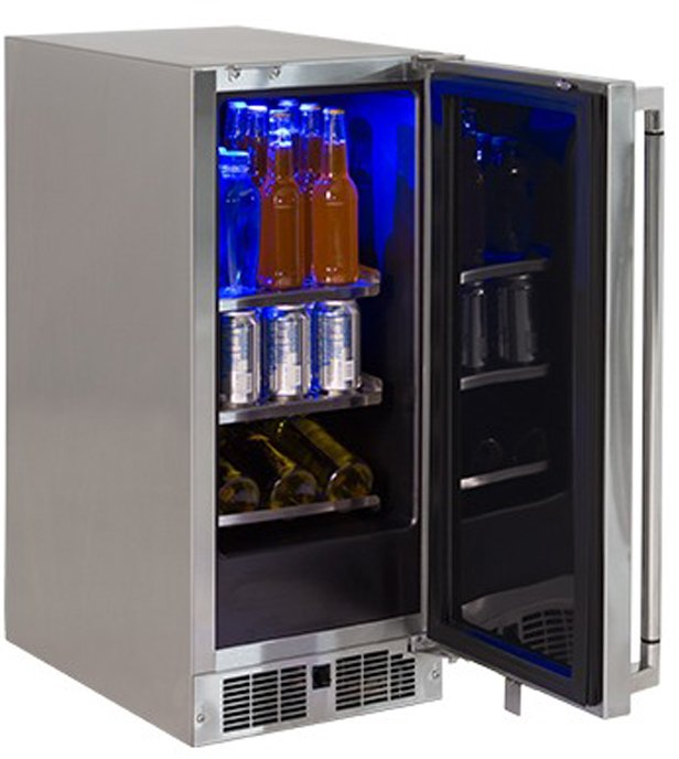 LYNX® Professional 2.73 Cu. Ft. Stainless Steel Outdoor Right Hinge Compact Refrigerator 