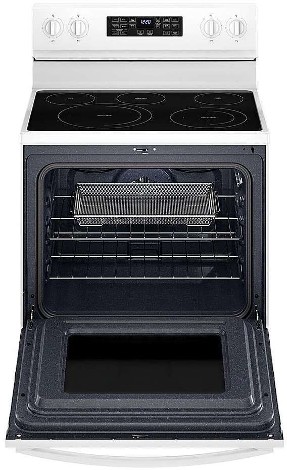 Whirlpool® 30" White Freestanding Electric Range with 5-in-1 Air Fry Oven 4