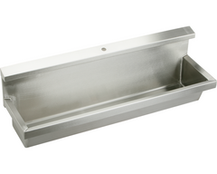 Elkay® Stainless Steel 60" x 14" x 8" Wall Hung Multiple Station Urinal Kit