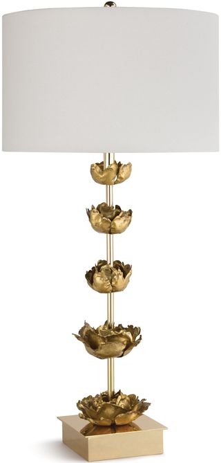 Regina Andrew Adeline Gold/Natural Table Lamp
