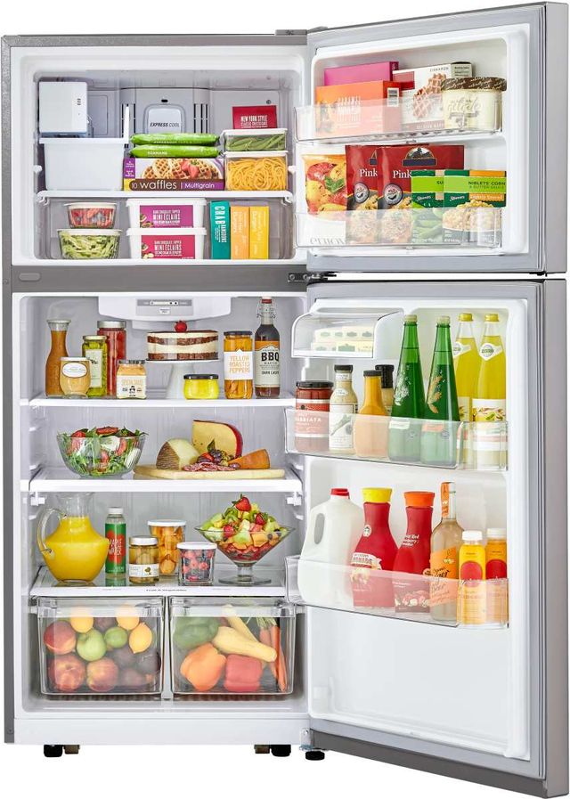 LG 30 in. 20.2 Cu. Ft. Stainless Steel Top Freezer Refrigerator-2