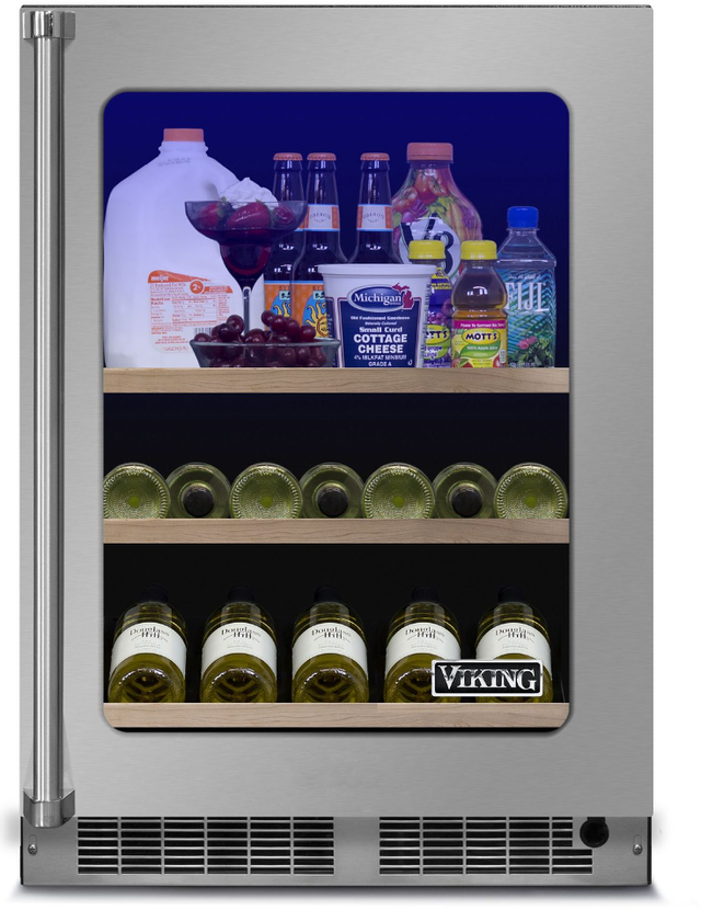 Viking® 5 Series 5.5 Cu. Ft. Stainless Steel Beverage Center-0