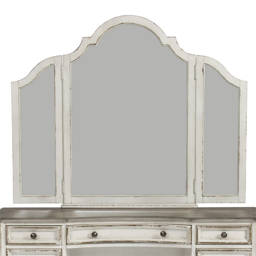 magnolia manor antique white accent vanity desk