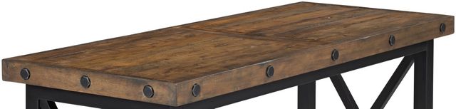 Flexsteel® Carpenter Brown/Black Sofa Table 1