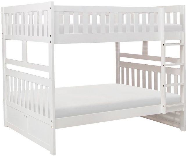 Homelegance® Galen White Full/Full Bunk Bed