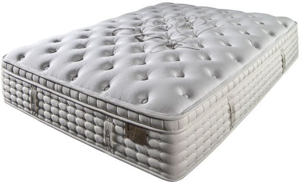 King Koil Natural Almond Wrapped Coil Euro Top Plush Queen Mattress-1