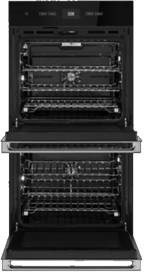 JennAir® NOIR™ 27" Stainless Steel Built-In Double Electric Wall Oven-2